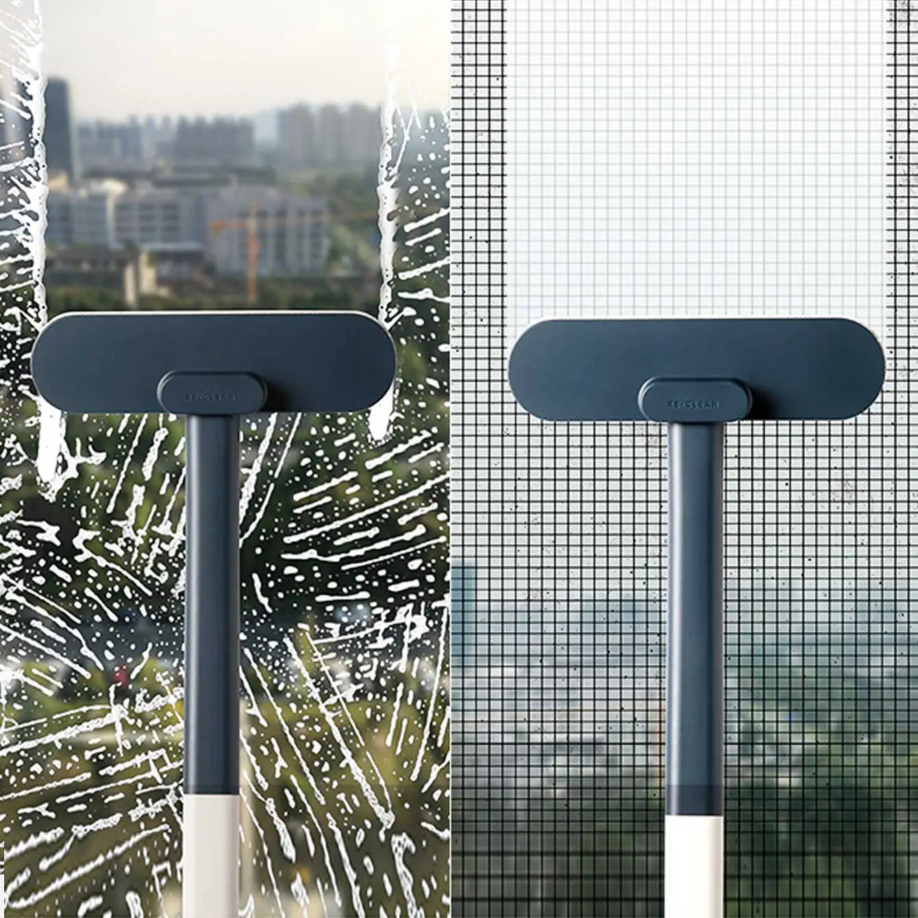 Multifunctional Long Handled Window Brush