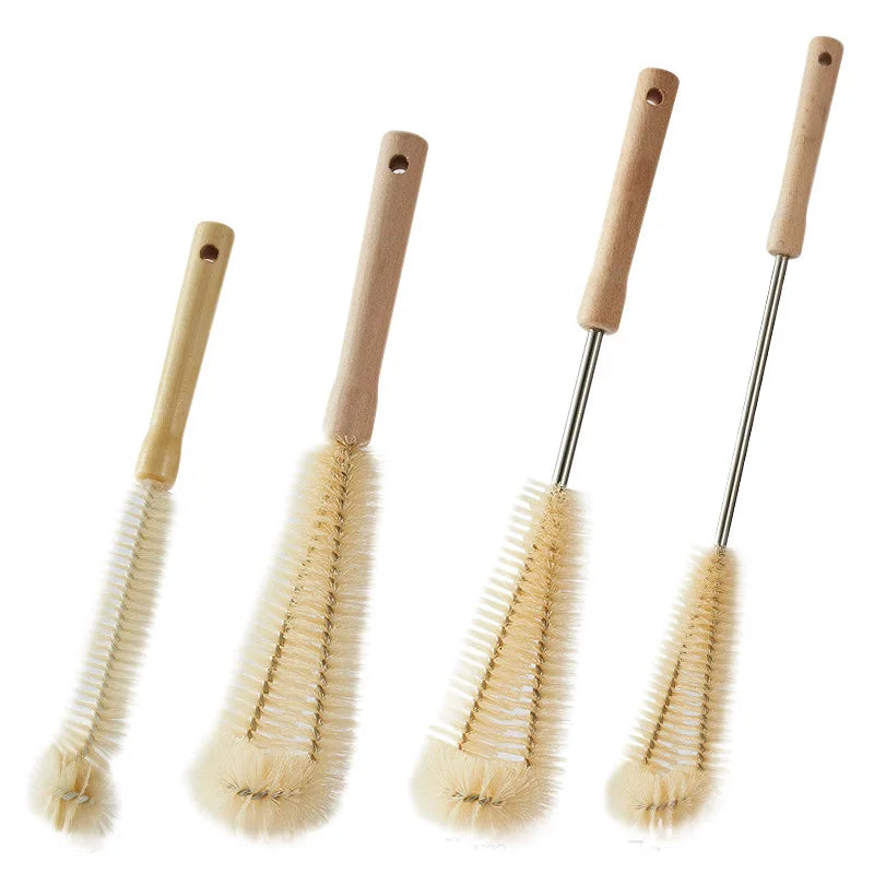 Bottle Brush with Wooden Handle