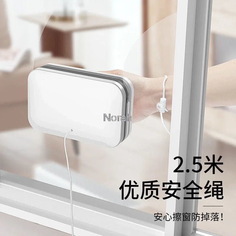 Glass Wiper Wash Magnetic Window Double-Sided Cleaning Brush