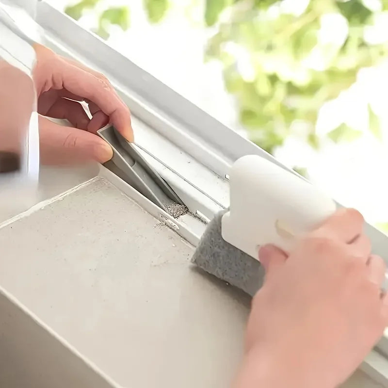 4pcs Universal Window & Door Track Cleaning Brush