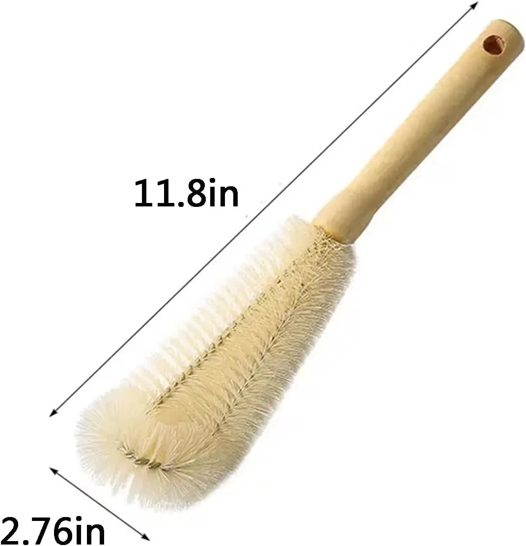 Bottle Brush with Wooden Handle