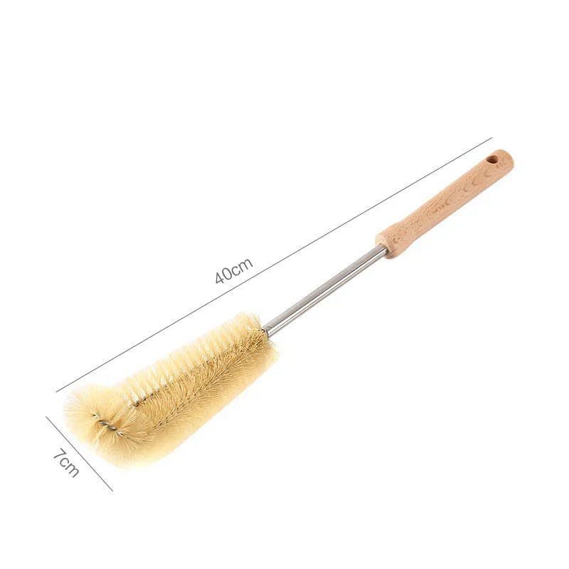 Bottle Brush with Wooden Handle