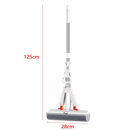 Squeezed Self-Draining Rubber Cotton Mop