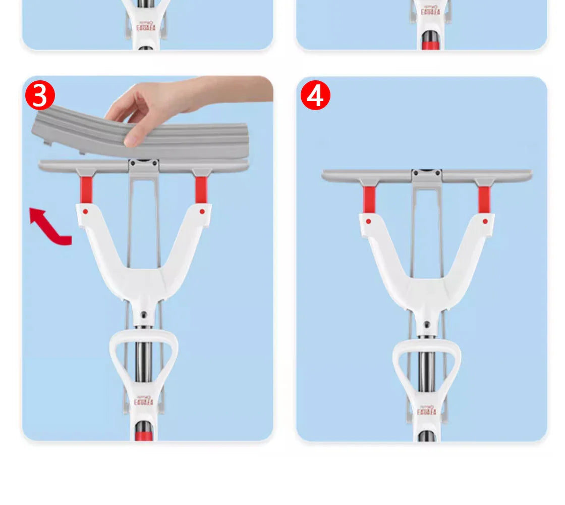 Squeezed Self-Draining Rubber Cotton Mop