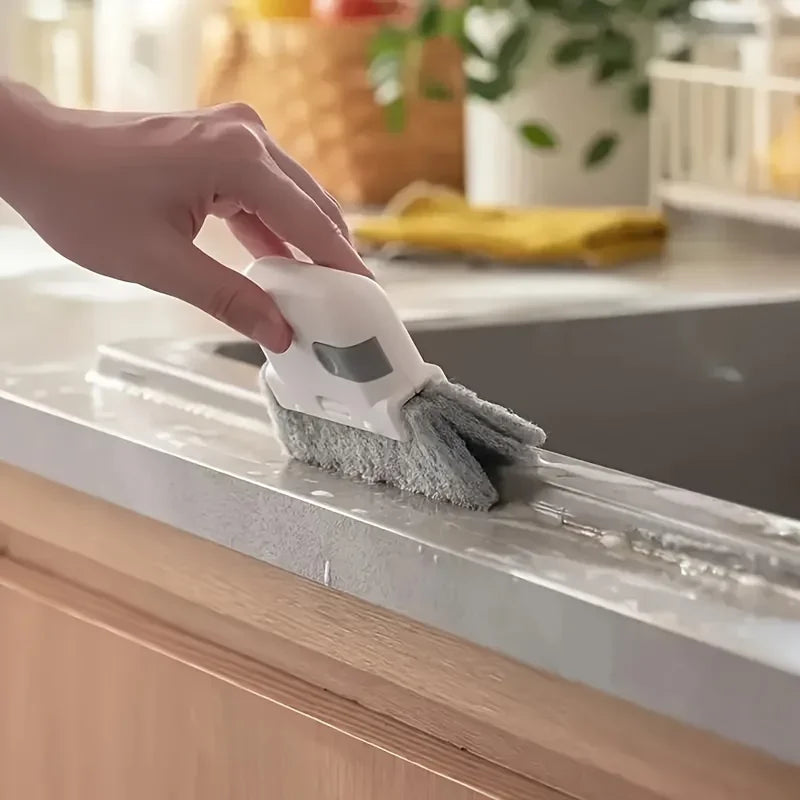 4pcs Universal Window & Door Track Cleaning Brush