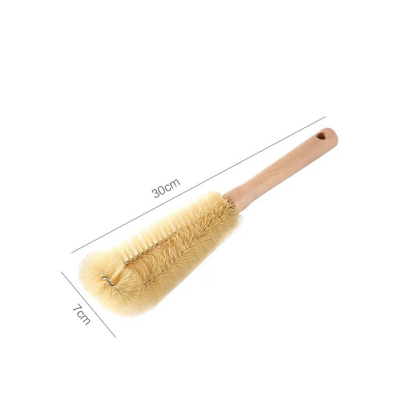 Bottle Brush with Wooden Handle